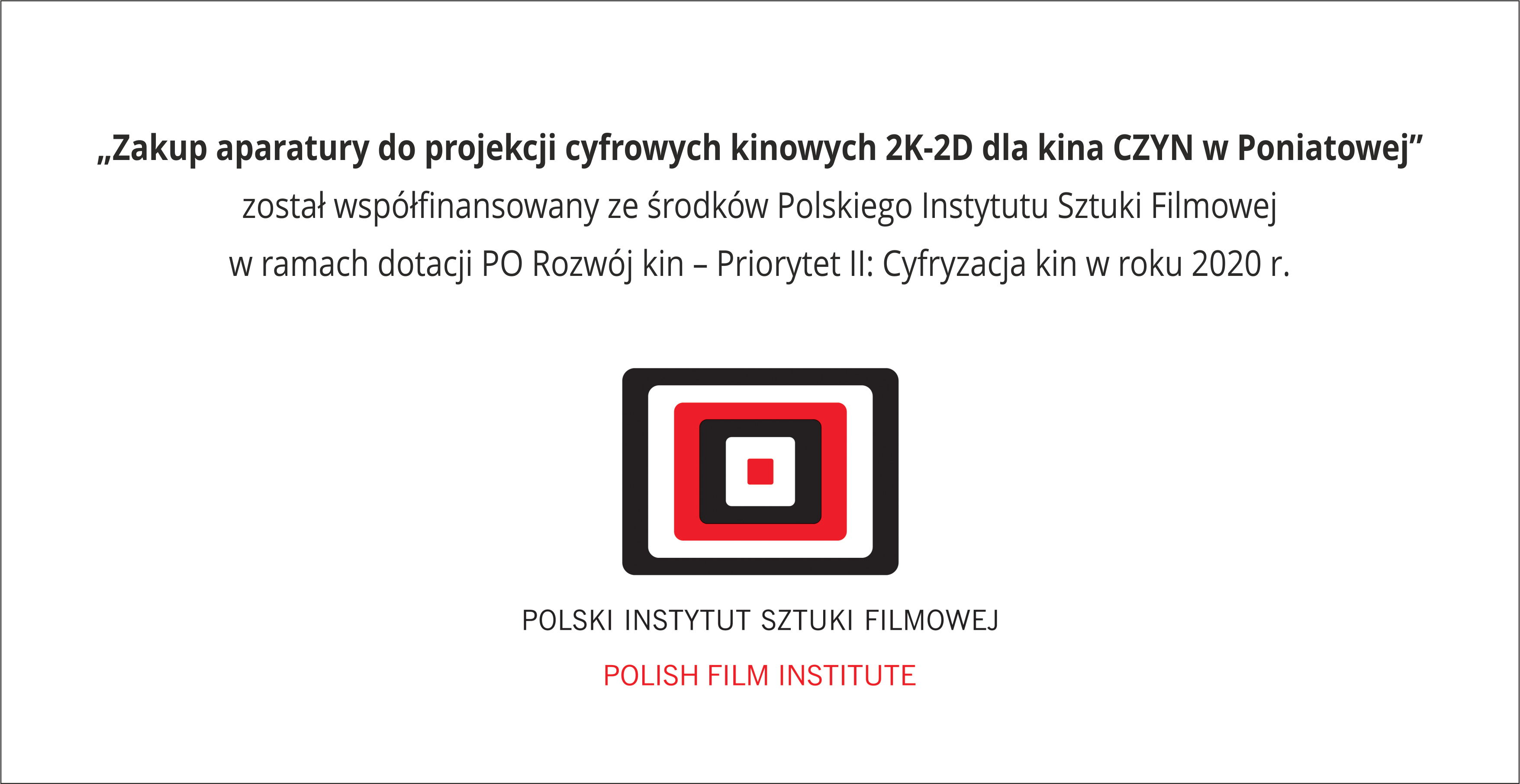 logo polski instytut sztuki filmowej