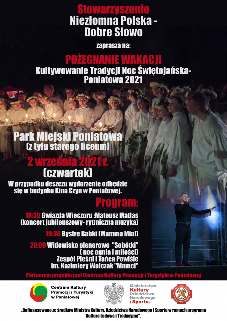 plakat stowarzyszenie niezłomna polska dobre słowo